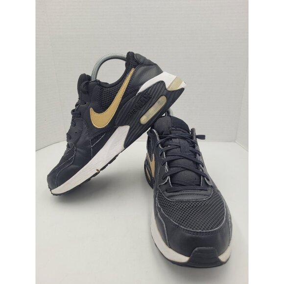 Nike Air Max Excee Sneaker Shoes Women's Size 9.5 EU 41 Black Gold DH1088-001 - Picture 1 of 12